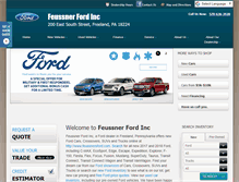 Tablet Screenshot of feussnersford.com